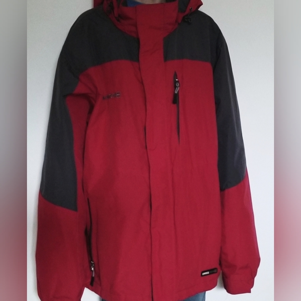 Swiss Tech Red and Gray Performance Jacket